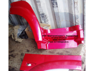 Крыло кабины со спальником красное правое H3 HOWO (ХОВО)  фото 1 Старый Оскол