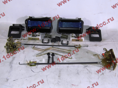 Ремкомплект замков на две двери (ручки внут. и нар., тросик, тяги, ключи) H HOWO (ХОВО) WG1642341001 фото 1 Старый Оскол