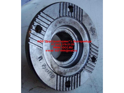 Фланец проходного вала D-165, 4 отв., с насечками, низкий, мелкий шлиц H HOWO (ХОВО) RHAZ9114320205 фото 1 Старый Оскол