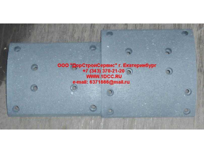 Накладка тормозная задняя ширина 220, комплект на колесо SH SHAANXI / Shacman (ШАНКСИ / Шакман) DZ9112340062/63 фото 1 Старый Оскол