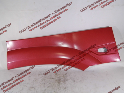 Крыло кабины со спальником красное задняя часть левая (под треугольный повторитель в конце) H3 HOWO (ХОВО) WG1642230107 фото 1 Старый Оскол