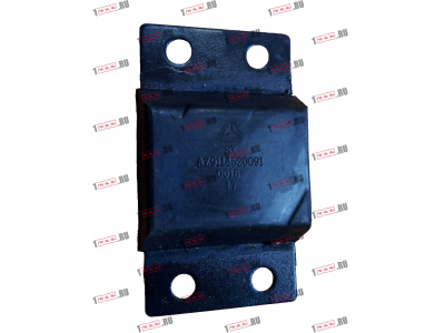 Подушка отбойная задней рессоры (4 отверстия) H HOWO (ХОВО) AZ9114520091 фото 1 Старый Оскол