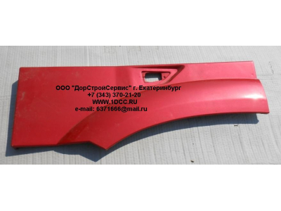 Крыло кабины со спальником красное задняя часть правая (под треугольный повторитель в середине) H3 HOWO (ХОВО)  фото 1 Старый Оскол